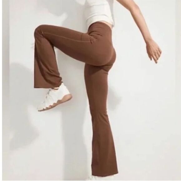 Madewell Flex Fare Leggings - Forage Brown Color - Athletic Pants - Picture 4 of 5